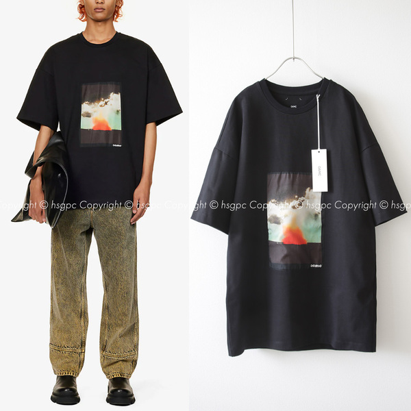 【定価6.3万】新品 OAMC シルクフォト ヘビーウェイト グラフィック Tシャツ カットソー オーバーサイズ オーエーエムシー プリント Tee