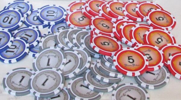 120枚 ポーカーチップ カジノチップ ポーカーコイン カジノコイン PrimePoker プライムポーカー チップラック ボードゲーム カードゲーム