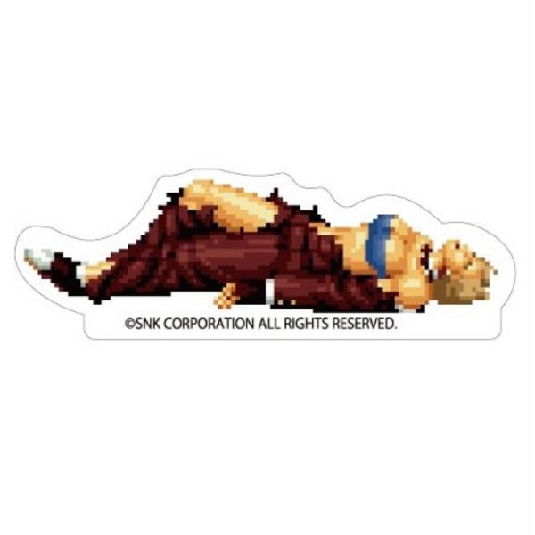 KOF'94 アクリルダイカットブロック キング 脱衣 (SNK STORE KOF94 KOF XV neogeo ネオジオ the king of fighters アクリルスタンド)