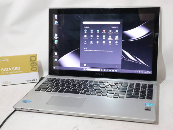 FULL HD タッチパネル★ Core i5 上位 ☆VAIO☆Win 11 pro《爆速大容量 》Bluetooth★メモリ16G/SSD512GB(新品)WiFi/Cam/DVD/office2019