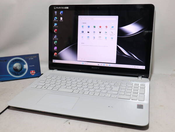 ★ FULL HD タッチパネル ★ Core i7★VAIO Fit ホワイト★ Win 11 《 爆速仕様 》★メモリ16G/新品SSD1TB/WiFi/WebCam/Blu-ray/office2024