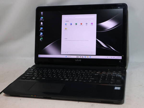 FULL HD Vaio Fit★ Core i7 / VAIO ブラック ★win 11 ≪ 爆速仕様 ≫ SSD128GB+SSHD1TB/メモリ16G/WebCam/WiFi/DVD/Bluetooth/office2021