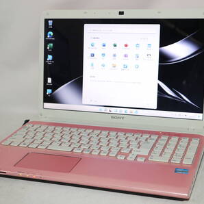 Core i7 ★ クワッドコア ★ VAIO ピンク ★ win 11 ≪ 爆速SSD 仕様 ≫メモリ16G/SSD1TB(新品) /Bluetooth/WiFi/WebCam/DVD/office 2021
