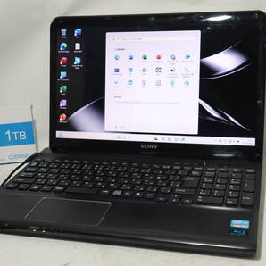 Core i7 ★ クワッドコア ★ VAIO ブラック★ win 11 ≪ 爆速仕様 ≫メモリ16G/新品SSD1TB /WiFi/WebCam/Blu-ray/office 2024