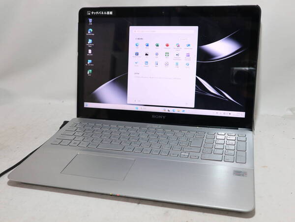 ★ FULL HD ★ VAIO Fit Core i7 ★ タッチパネル★ win 11 ≪ 爆速仕様 ≫メモリ12G /SSD512GB(新品)/WebCam/ WiFi/Blu-ray/office2021