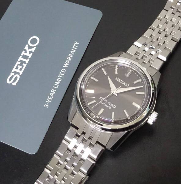 2025年2月購入 未使用品 SEIKO キングセイコー サロン専用モデル SDKS007 6R31-00D0 ブラウン 自動巻 メンズ 箱保あり 本物
