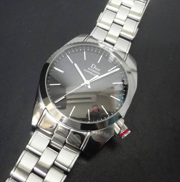 Dior Chiffre Rouge ディオール シフルルージュ 084510 黒文字盤 36mm 自動巻 メンズサイズ 本物
