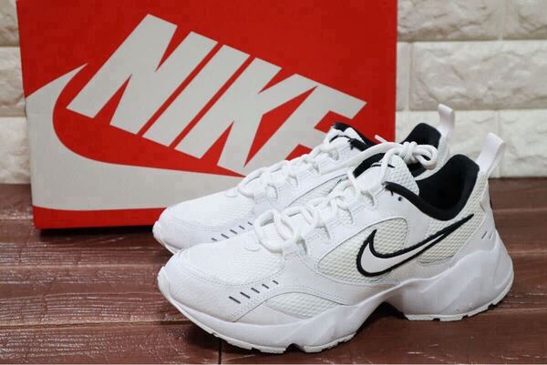 新品 24.5㎝ NIKE ナイキ エア ハイツ AIR HEGHTS ウィメンズシューズ スニーカー ブラック ホワイト 黒