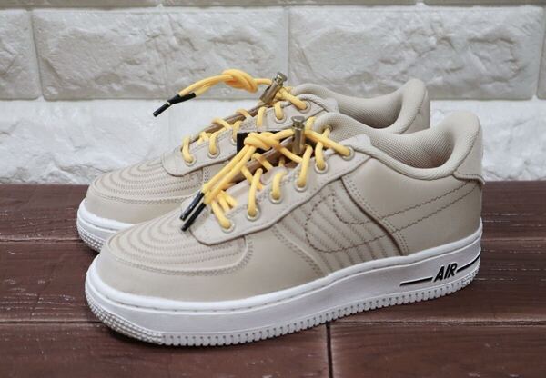 新品 25㎝ ナイキ NIKE AIR FORCE 1 LV8 3(GS) エアフォース1 LV8 3 GS キッズスニーカー ベージュ 大人もOK 箱付き