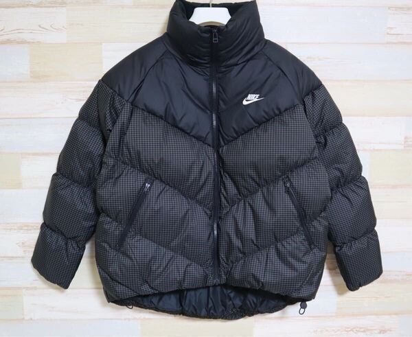 新品 定価42900円 2XLサイズ NIKE ナイキ NIKE ウイメンズ ダウンフィル ウインドランナー パファージャケット ダウンジャケット 黒