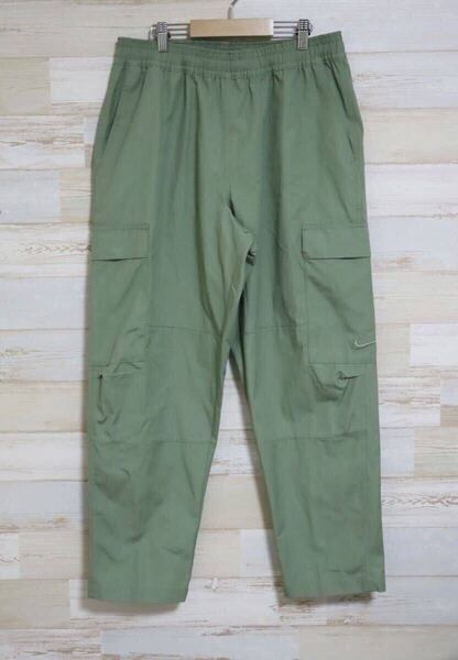 新品 定価10560円 XLサイズ NIKE ナイキ メンズ ウーブン カーゴパンツ オイルグリーン Loose Fit