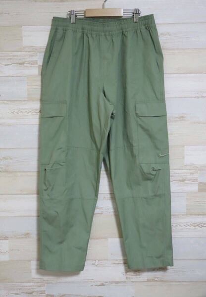 新品 定価10560円 Lサイズ NIKE ナイキ メンズ ウーブン カーゴパンツ オイルグリーン Loose Fit
