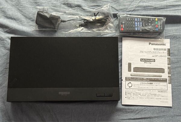 ほぼ新品 保証残有 Panasonic DP-UB45S-K ブルーレイディスクプレーヤー Ultra HDブルーレイ HDR10+/ Dolby Vision対応 パナソニック