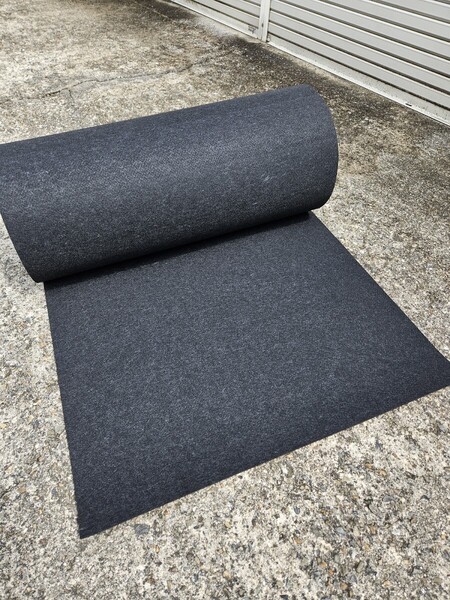 【新品】本格ポリエステル不織布 防草シート(ブラック) 巾1m×30m