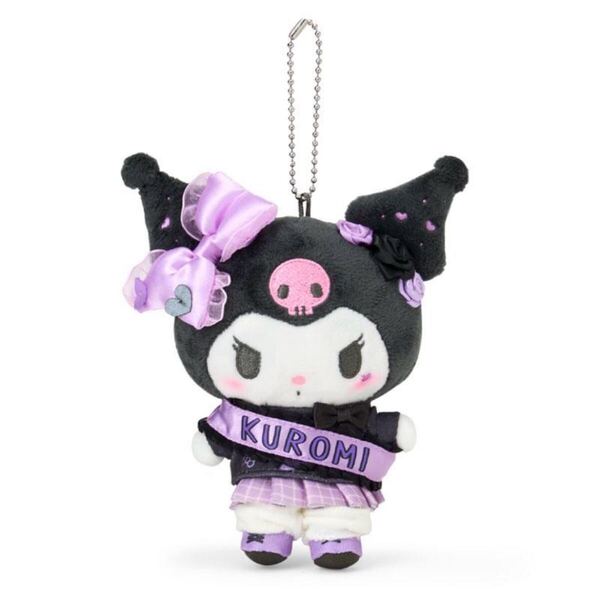 サンリオ学園きらめき隊 クロミちゃん マスコットホルダー ぬいぐるみ ぶらさげぬいぐるみ sanrio