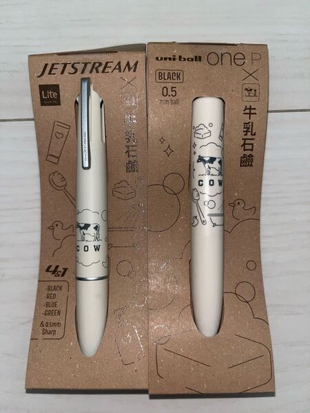 牛乳石鹸 コラボ ジェットストリーム ユニボールワン セット 三菱鉛筆 JETSTREAM ボールペン uni ball one set ソープホワイト