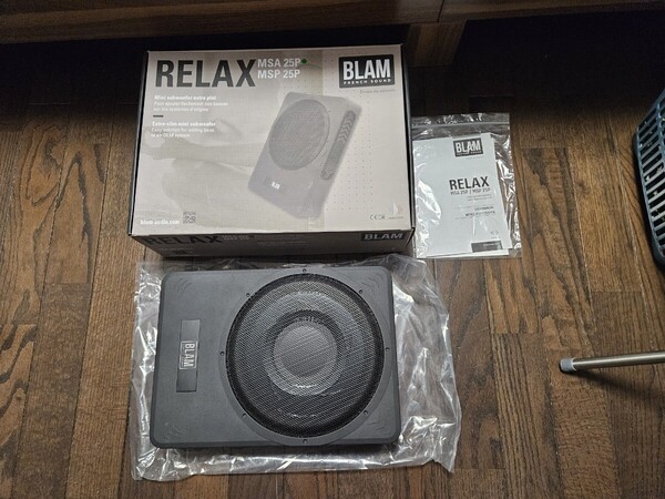 BLAM MSA25P アンプ内蔵サブウーファー 10インチ 25cm