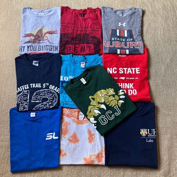 ”ブランドTシャツ Mサイズのみ10枚セット” USA古着卸 まとめ売り ・USA直輸入MIX 半袖Tシャツ まとめ おまかせ アソート 古着卸