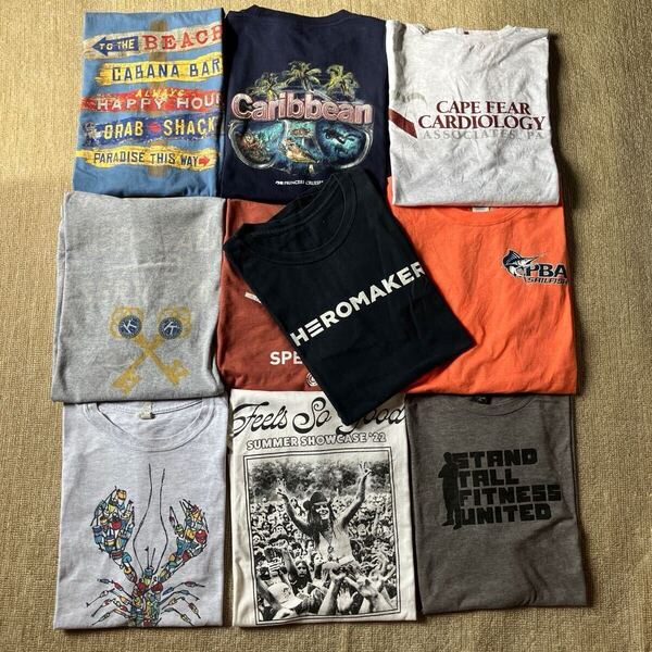 洗濯済み USA古着卸 まとめ売り ・USA直輸入MIX 半袖Tシャツ 45枚セット (メンズ S M L XL )