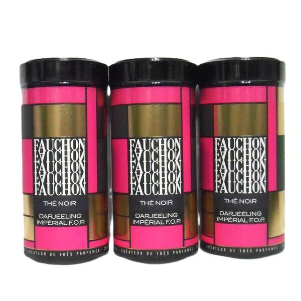FAUCHON THE NOIR DARJEELING IMPERIAL F.O.P. 3缶セット フォション/高島屋 テノワール/ダージリンティー 紅茶 新品送料込 定価\11,988