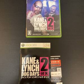 送料無料 Xbox360★ケインアンドリンチ2 ドッグ・デイズ★used☆Kane and Lynch Dog days☆import Japan