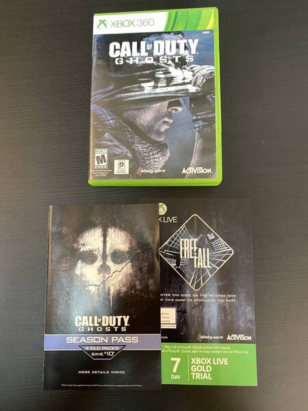 送料無料 国内本体起動確認済 Xbox360★コールオブデューティ ゴースト 海外版★used☆CoD Ghosts☆