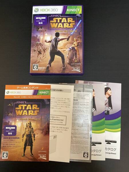 送料無料 Xbox360 キネクト 初回版★キネクト スターウォーズ★used☆Kinect StarWars☆import Japan JP