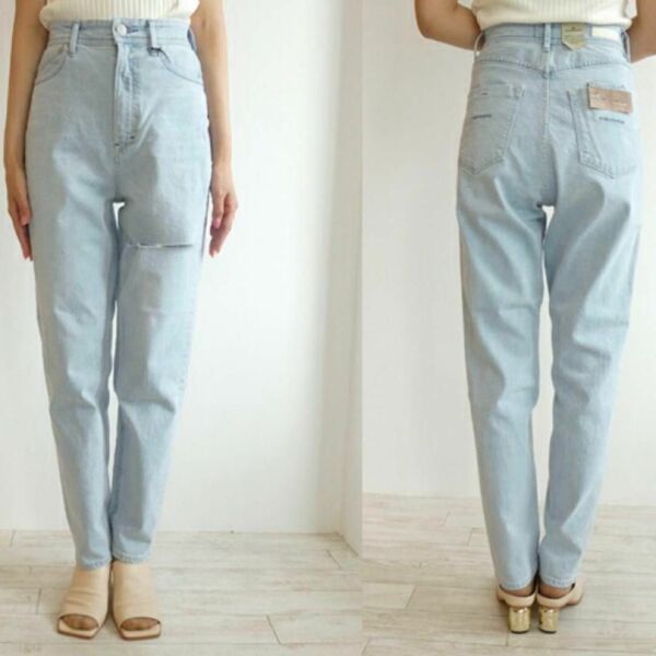 YANUK ANN ボーイズテーパード デニムパンツ クラッシック 24