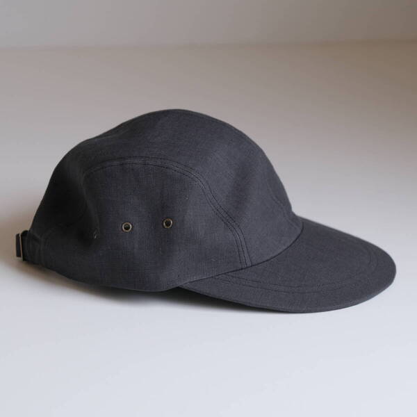 リネンキャップ 4パネル ロングビル ブラック 検)70s 80s llbean Quaker Marine Supply Eddie Bauer usa