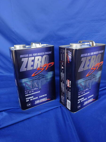 ★4.5L×2缶セット★zero sports ゼロスポーツ チタニウムNa 5w30 未使用 エンジンオイル SP ★送料無料★