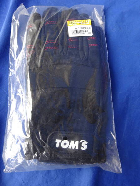 ★希少★未使用品★Lサイズ TOM`S トムスレーシング ドライビンググローブ 手袋 トムス サイズL ★送料無料★