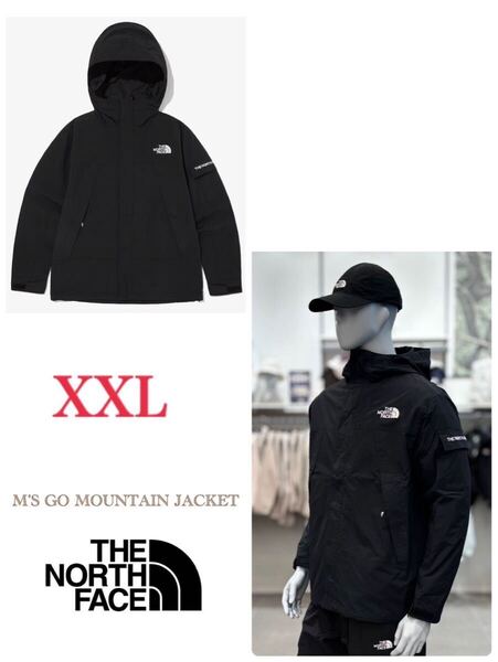 THE NORTH FACE ノースフェイス M'S GO MOUNTAIN JACKET ナイロンジャケット マウンテンパーカー ブラック色 XXL 海外限定