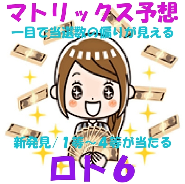 ロト6/2025年新製品マトリックス予想 /今までにないロト理論で新発見のマトリックス予想
