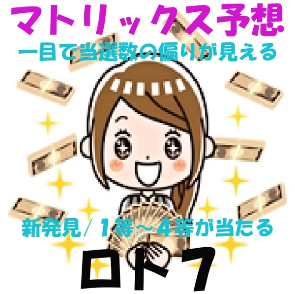 ロト7/2025年新製品マトリックス予想 /今までにないロト理論で新発見のマトリックス予想