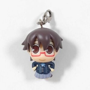 けいおん!!■真鍋和■キューティーフィギュアマスコット 制服 デフォルメ カニカン ストラップ キーホルダー マスコット のどか