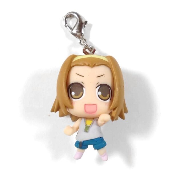 けいおん!!■田井中律■キューティーフィギュアマスコット 私服 デフォルメ カニカン ストラップ キーホルダー マスコット りっちゃん