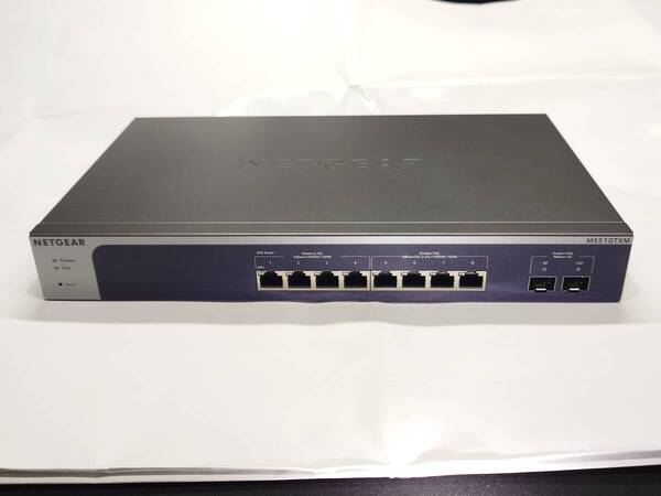 ネットギア NETGEAR 10G対応スイッチングハブ 10ポート(SFP+x2) スマートスイッチ MS510TXM-100AJS