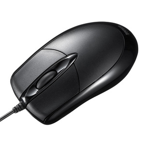 PS/2有線光学式マウス ブラック 対称形の大型サイズで使いやすい MA-130HPBK サンワサプライ 送料無料 新品