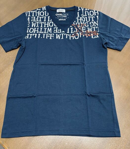 未使用品 DOMON /ドモン メンズTシャツ ブルー系 Mサイズ