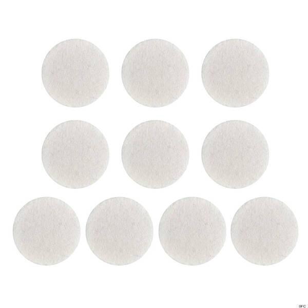 ウールバフ マジック式 125mm 10個 セット フェルト ポリッシャー オービルサンダー 研磨 丸型 艶出し 仕上げ 鏡面磨き 送料無料