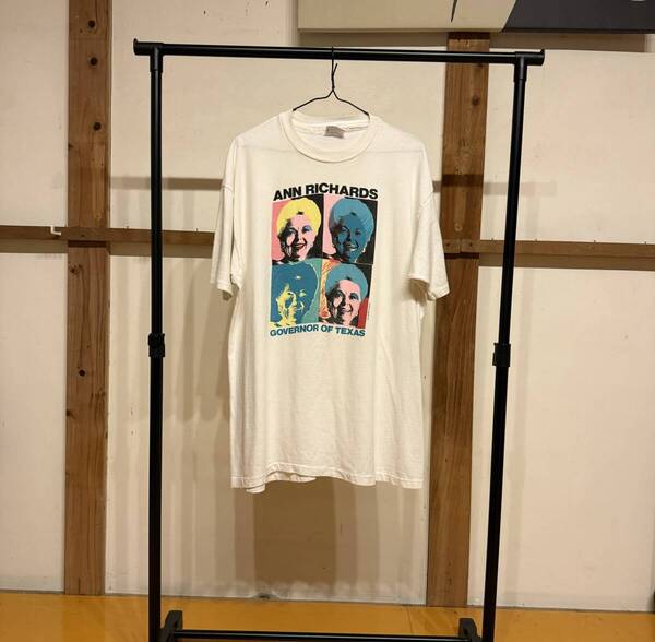 雰囲気◎ 90S ANN RICHARDS USA製 Tシャツ Hanes XL ART VINTAGE ヴィンテージ 古着 ②
