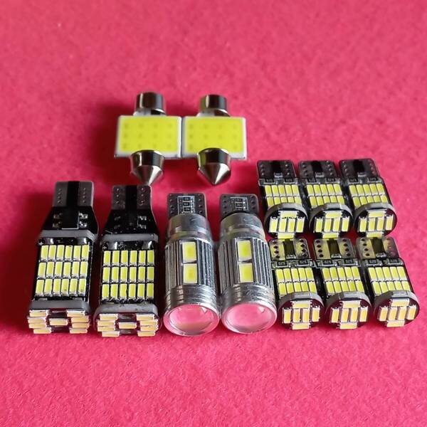 超爆光!70系 ヴォクシー LEDバルブ T10 LED ルームランプ ナンバー灯 バック スモールライト 12個セット VOXY トヨタ /45/10/t31/26