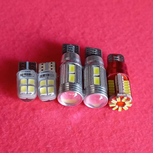 51 52系 62系 DA63T DA16T キャリー トラック 超爆光!T10 LED ルームランプ バックランプ ナンバー灯 5個セット スズキ /57/10/c8