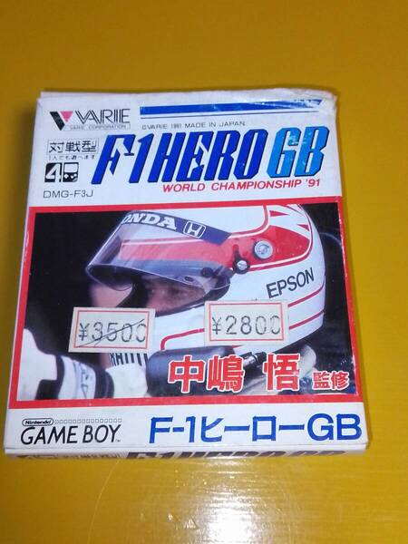 『【訳アリ・未開封】 』 中嶋悟F1ヒーロー ゲームボーイGB 未開封