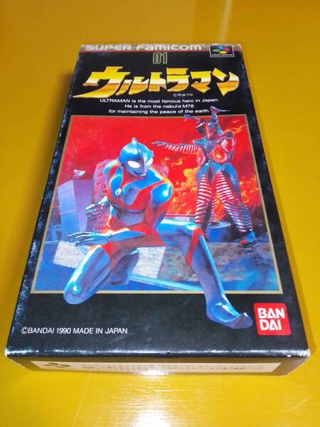 デッドストック 未開封 バンダイ ウルトラマン SFC スーパーファミコン ソフト カートリッジ