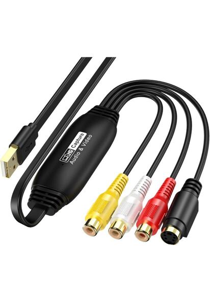 USB2.0 ビデオキャプチャー 1920×1080p 1080P対応 ビデオ/VHS 8mm DVD