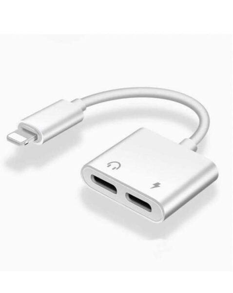 iPhoneイヤホン 変換 アダプター イヤホン 充電 同時音楽調節 4in1