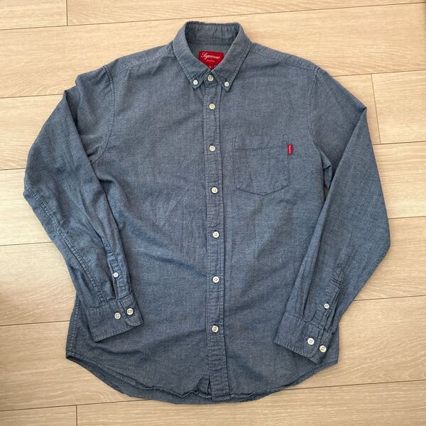 supreme デニム シャツ シャンブレーシャツ S