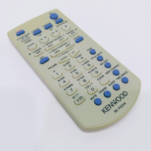 KENWOOD リモコン RC-F0314 CD/MD/ラジオ パーソナルステレオシステム MDX-L1用 ケンウッド