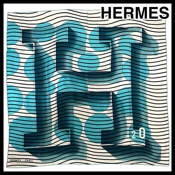 希少 ☆HERMES☆ エルメス スカーフ カレ 90 H au Carr シルク 大判